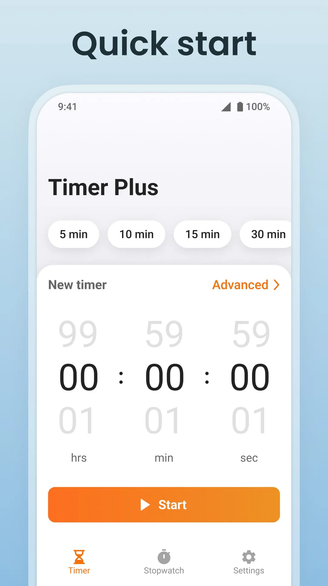 Multi Timer: Timer + Stopwatch