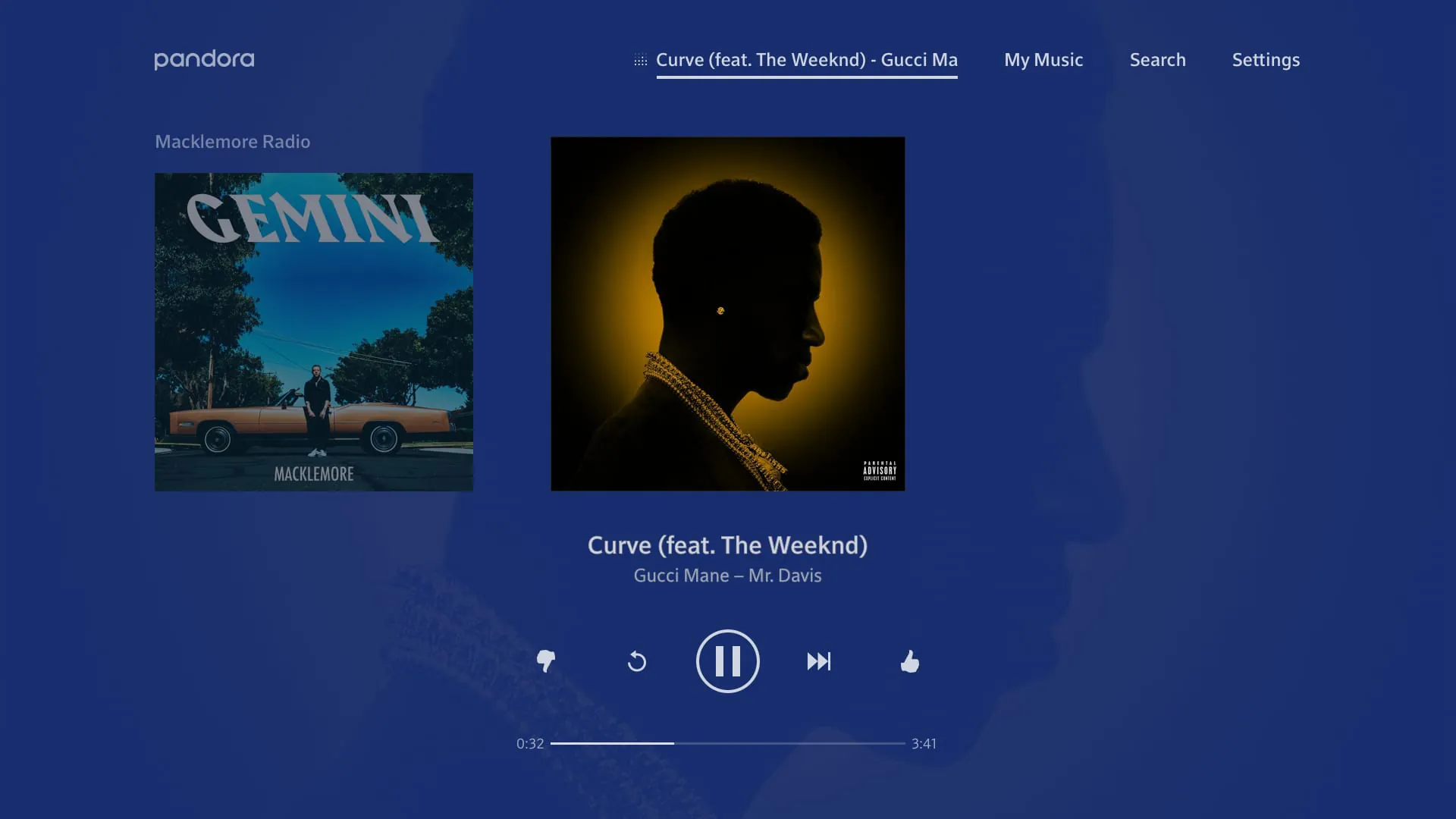 Pandora Music for TV