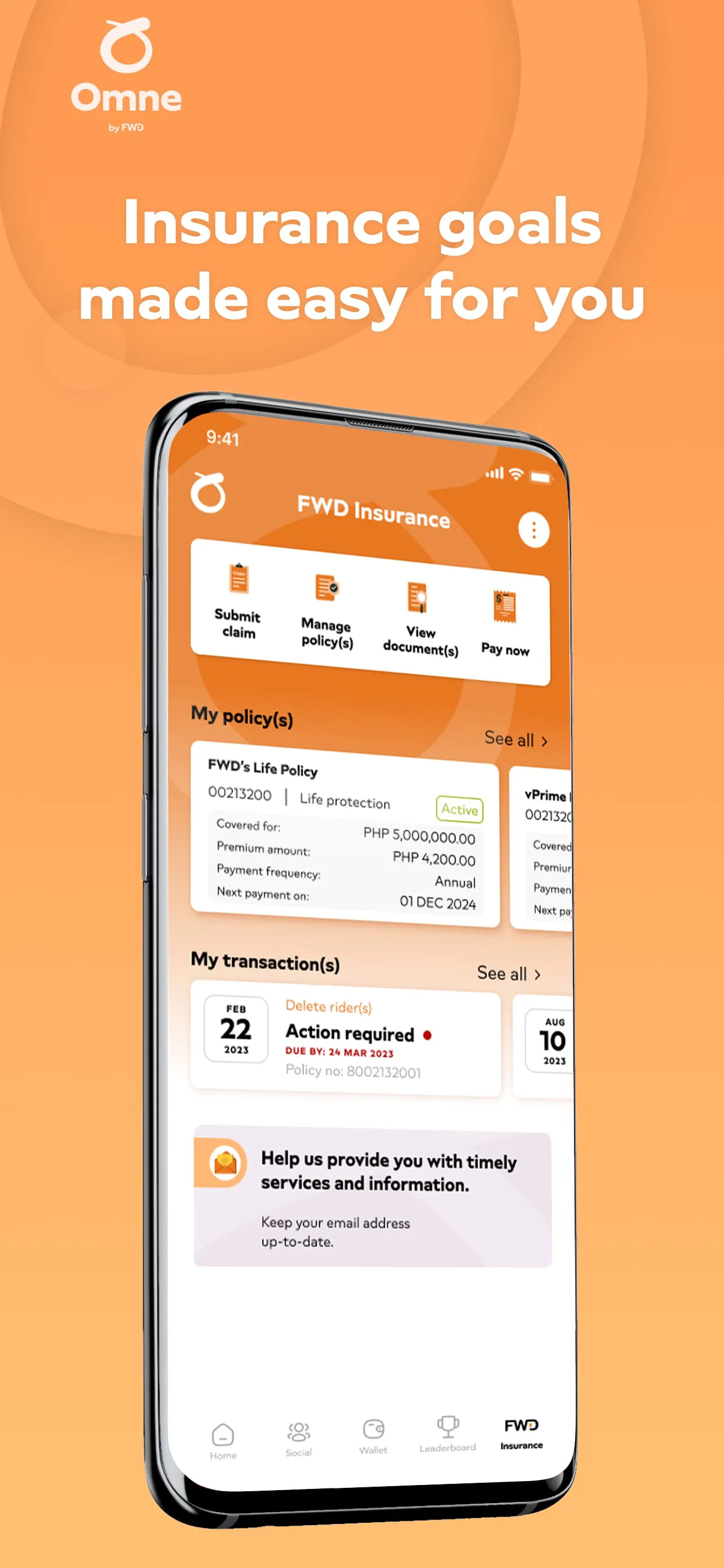 Omne By FWD: Do Life at 100%