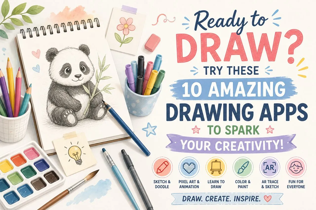 Ready to Draw? Try these 10 Amazing Drawing Apps to Spark Your Creativity