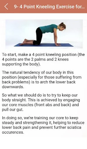 Sciatic Nerve Pain Exercises