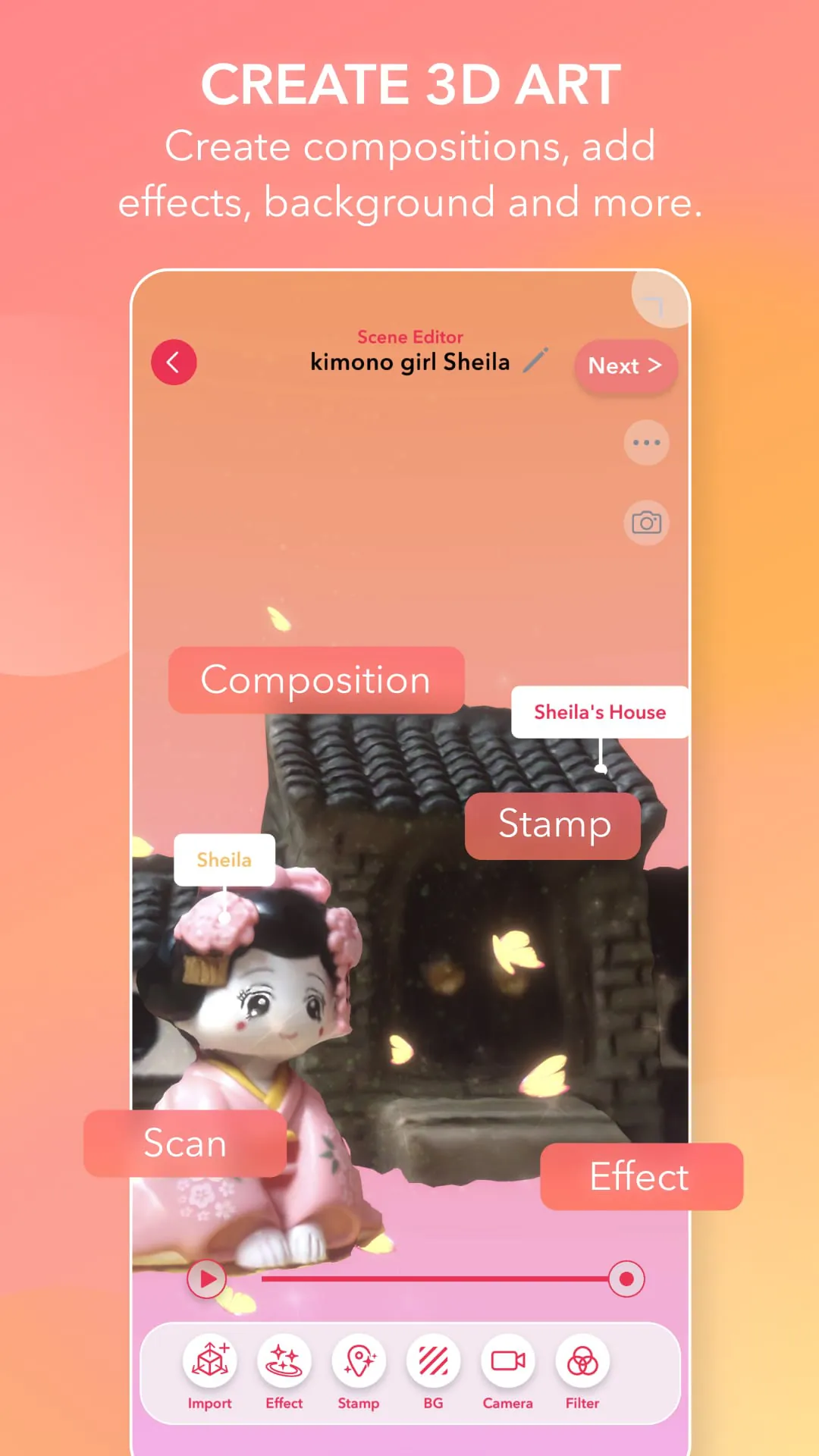 WIDAR - 3D Scan & Edit