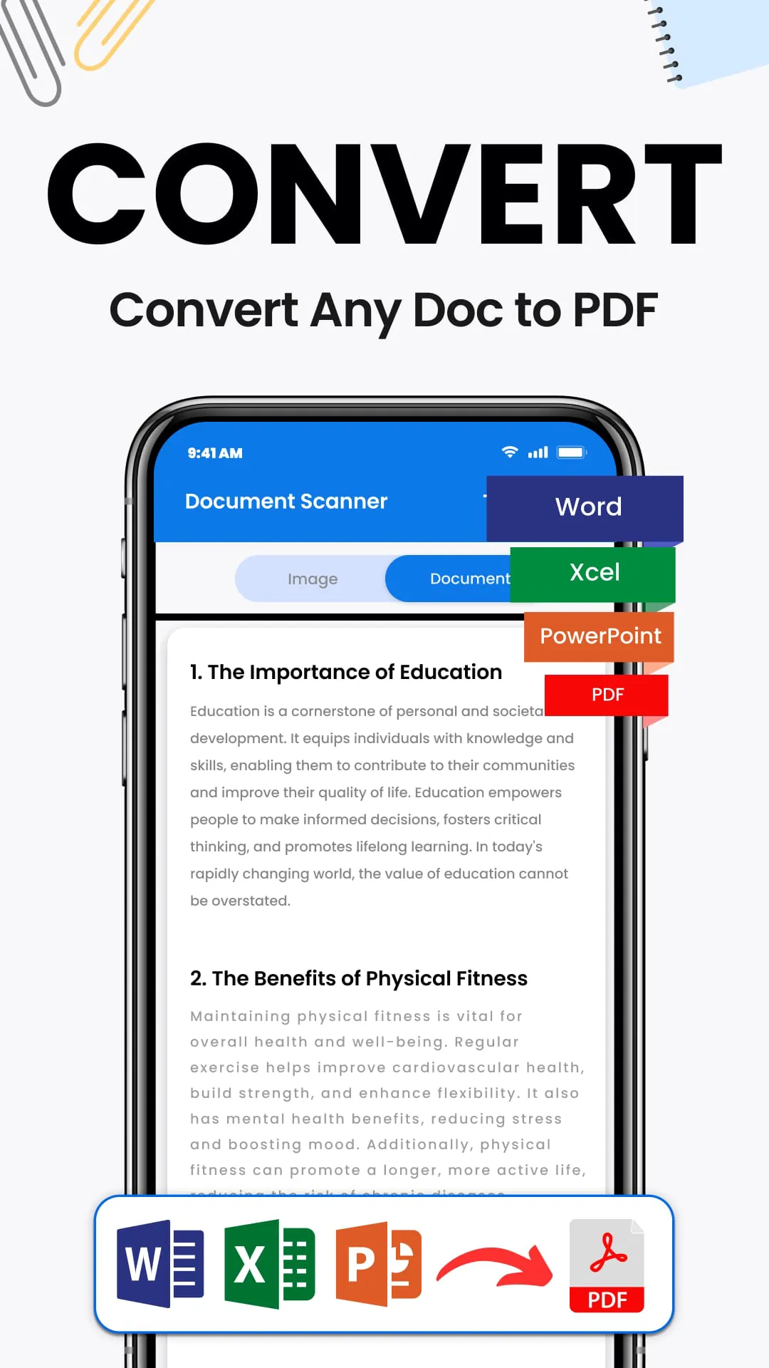 AI Scanner, Scan Document