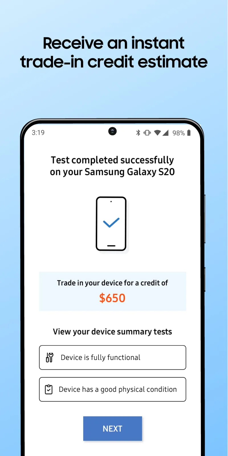 Trade-in for Samsung Stores